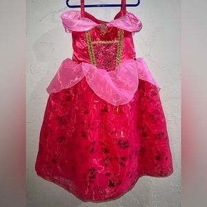 Disney girls sleeping beauty Aurora constume dress